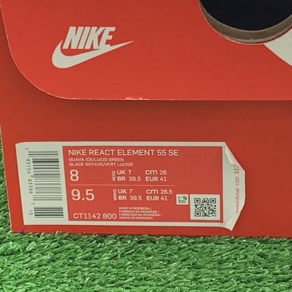Nike React Element 55 SE Super Nintendo Men's Size 8 OG Box Running CT1142-800 - Picture 8 of 8